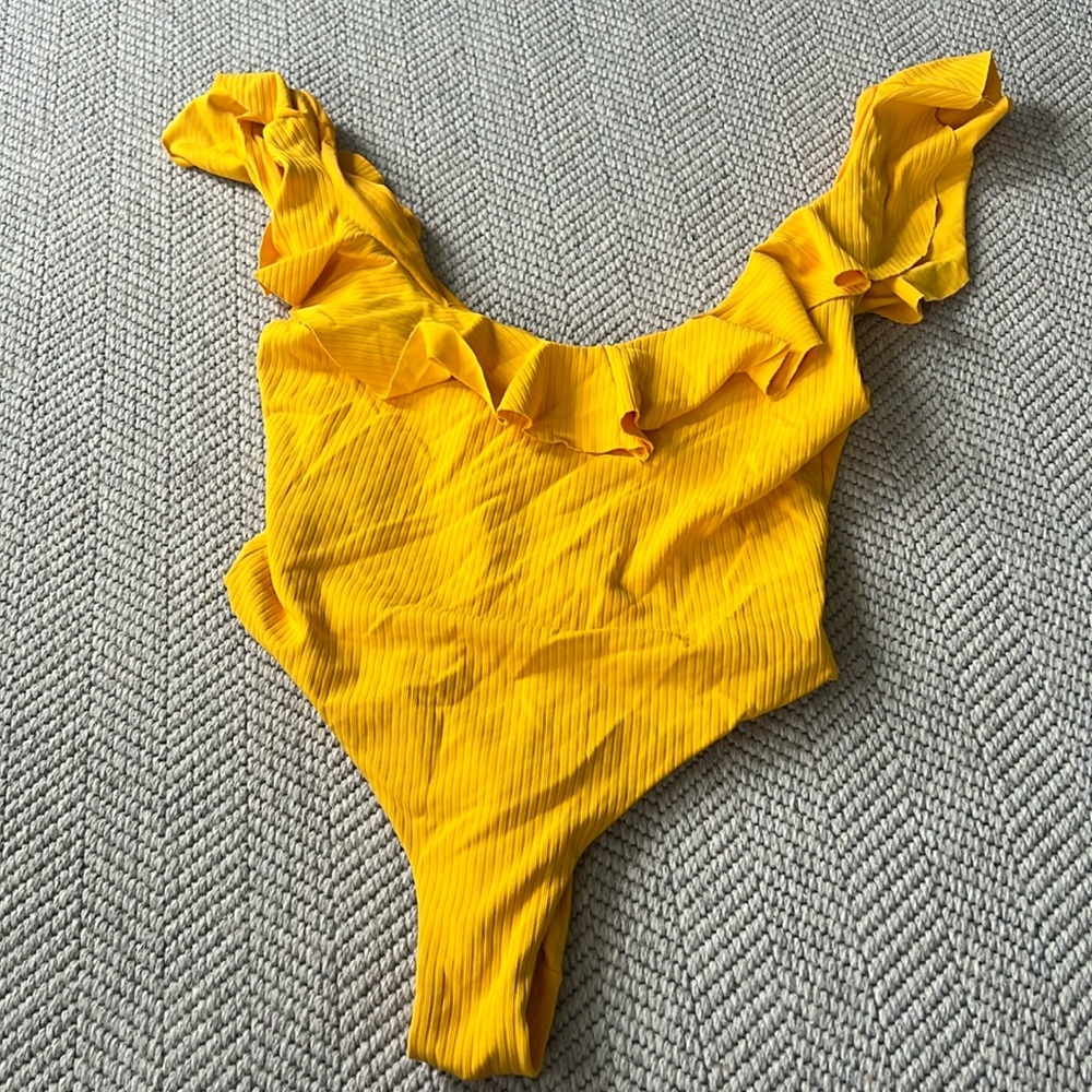 Eberjey yellow swimsuit